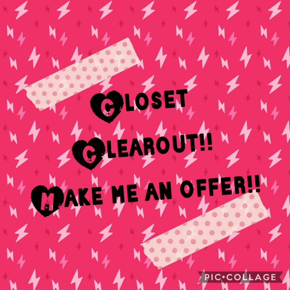 Closet Clearout!! Make an offer before it’s gone!